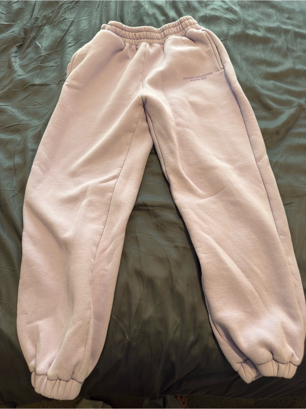 Cozy Fleece Sweatpants in Light Lavender - Women's Joggers